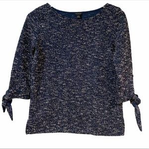 Ann Taylor 3/4 Sleeve Sweater Cut Out Detail XS